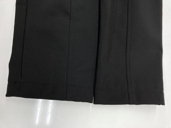 ラルフローレン RalphLauren ローレン LAUREN 現行タグ Quilted Bib Hooded Jacket ダブルクロージャー フーディ コート 二重ジップ キルティング ゴムシャーリング ミディ丈 BLACK 黒 20717S8AA ジャケット ロゴ ブラック Mサイズ 104LT-208