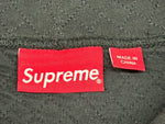 シュプリーム SUPREME 23SS Micro Quilted Hooded Sweatshirt マイクロ キルテッド フーディー スウェット パーカー 黒 パーカ ロゴ ブラック XLサイズ 104MT-1097