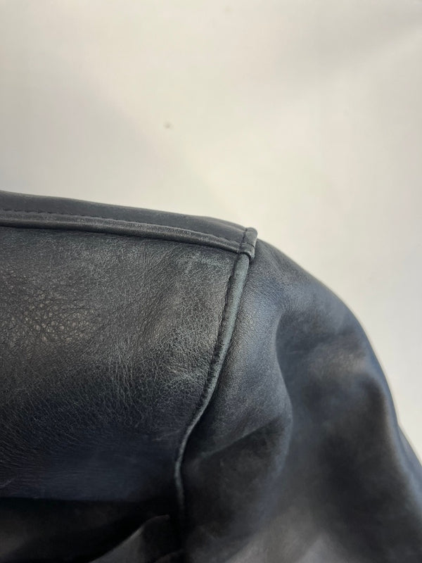 ショット SCHOTT レザー テーラードジャケット 黒 USA製 サイズ34 ジャケット ブラック 101MT-4981