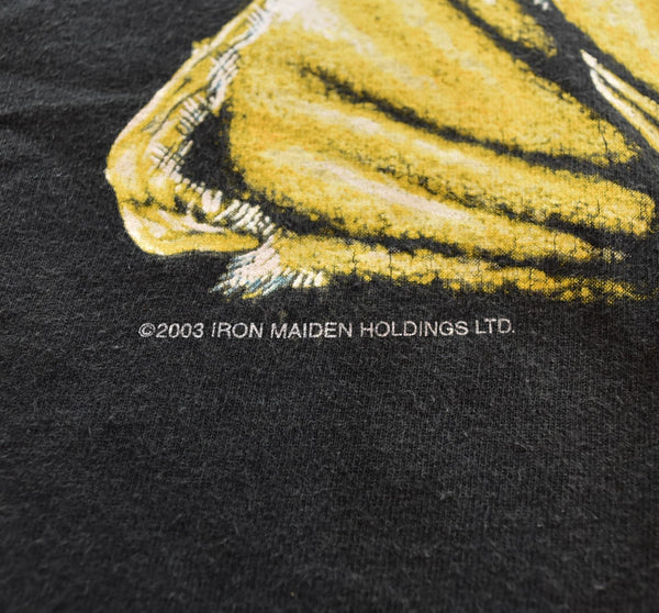 バンド band 00's IRON MAIDEN アイアンメイデン 2003 ANVIL アンビル バンT バンドT XL Tシャツ ブラック 103MT-2903