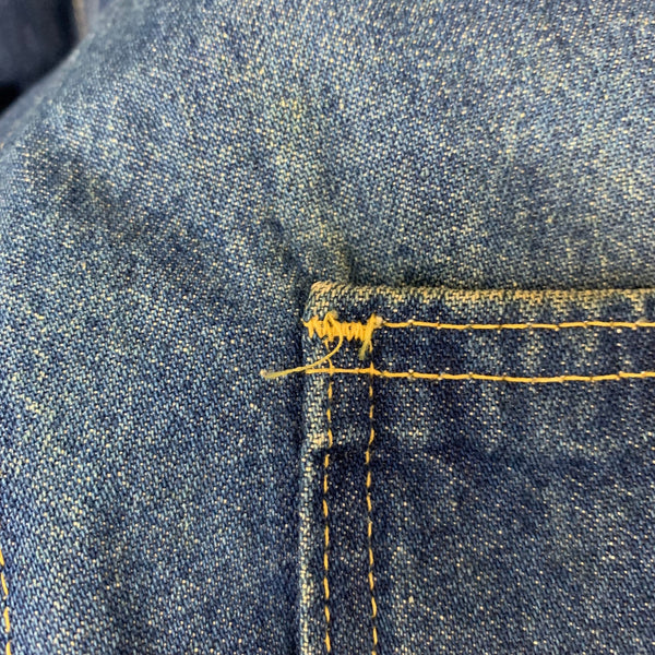【曜日割引対象外】 ヴィンテージ vintage ~70's エンジニアジャケット ドーナツボタン ジャケット ブルー 201MT-3514 VB