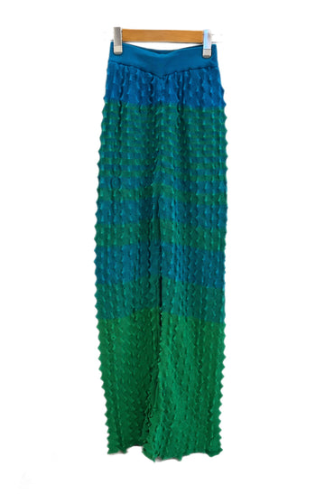 メゾンスペシャル MAISON SPECIAL トゲトゲニットパンツ グリーン×ブルー グラデーション 21231465203 ボトムスその他 グリーン サイズ38 101LB-37