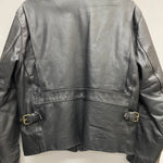 【曜日割引対象外】 ハーレーダビッドソン HARLEY-DAVIDSON シングル ライダースジャケット ジャケット ブラック 38サイズ 201MT-4500 VB