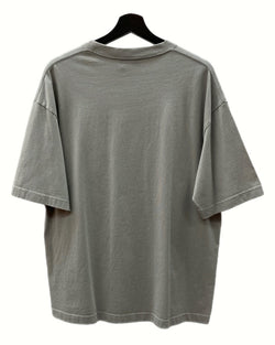 バレンシアガ BALENCIAGA BB CORP MEDIUM FIT T-SHIRT ミディアム フィット Tシャツ 胸ロゴ 半袖 カットソー 薄茶 612966 TJV87 Tシャツ 刺繍 ベージュ Mサイズ 104MT-1182