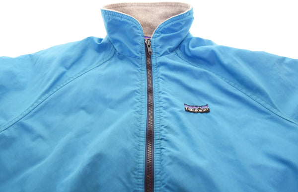 パタゴニア PATAGONIA 80'S シェルドシンチラ USA製 vintage ナイロンジャケット フリース 45910 ジャケット ブルー 103MT-3037