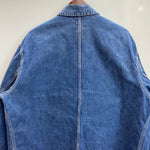 【曜日割引対象外】 リー Lee 50's 91-J デニム カバーオール ジャケット ブルー 48サイズ 201MT-4767 VB