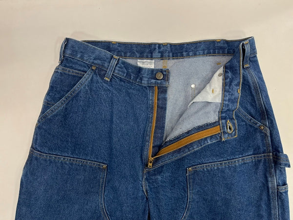 カーハート Carhartt Dungaree Fit Double Knee ダブルニー デニムパンツ B73-DST デニム ブルー W36×L32 101MB-653