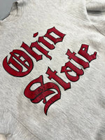 チャンピオン Champion 90s～ ヴィンテージ Vintage 刺繍タグ リバースウィーブ REVERSE WEAVE US古着 ohio オハイオ 2段プリント スウェット グレー Mサイズ 101MT-4153