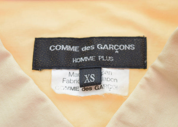 コムデギャルソンオムプリュス COMME des GARCONS HOMME PLUS AD2014 バイカラー切り替え PK-B059 長袖シャツ マルチカラー SSサイズ 103MT-2932