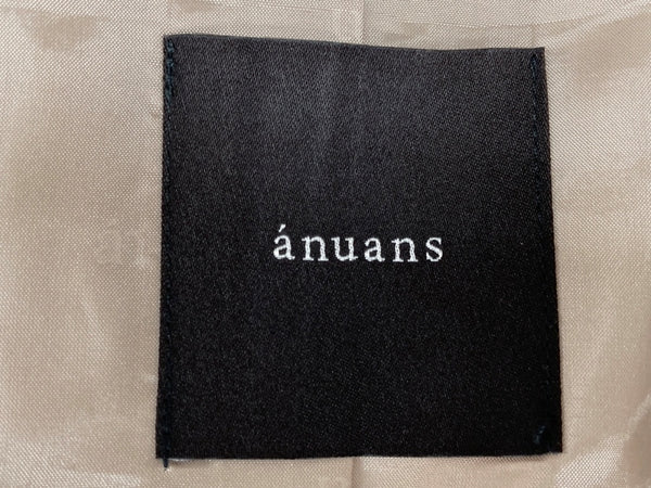 アニュアンス  anuans 完売品 23年モデル レイヤード カラー スリットスリーブジャケット フレアスリーブ ウエストマーク 内袖切替 フォーマル オフィスカジュアル エレガント BEIGE 1523101003-0 ジャケット ベージュ フリーサイズ 104LT-186