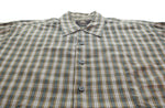 ダブルアールエル RRL 三ツ星 三つ星 90's チェック シャツ  半袖シャツ グリーン Lサイズ 103MT-2830