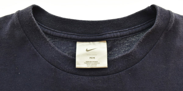 ナイキ NIKE OLD NIKE 00'S スウォッシュ SWOOSH 銀タグ Tシャツ ネイビー Mサイズ 103MT-3201