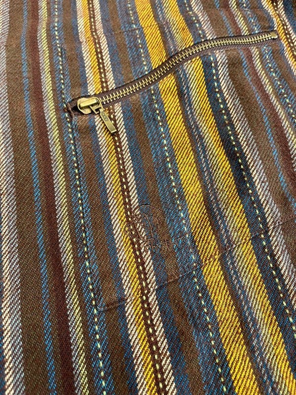 パタゴニア PATAGONIA 00s 00's 2000年代 Rhythm Full-Zip Shirt リズムフルジップシャツ ストライプ ヴィンテージ XL 長袖シャツ マルチカラー 101MT-5111