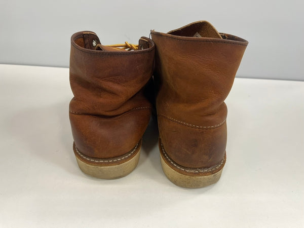 レッドウィング RED WING 6-inch Classic Round 6インチ クラシックラウンド ワークブーツ レザーブーツ 9111 メンズ靴 ブーツ ワーク ブラウン USA 9D 101sh-2319