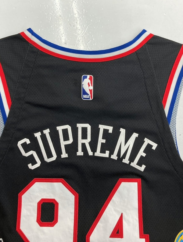 ナイキ NIKE 18SS × Supreme シュプリーム NBA Teams Authentic Jersey オーセンティック ジャージ タンクトップ バスケ 黒 AQ4227-010 ノースリーブ ロゴ ブラック Sサイズ 104MT-1154