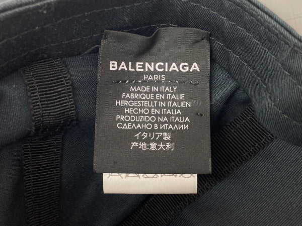 バレンシアガ BALENCIAGA CLASSIC LOGO BASEBALL CAP クラシック ロゴ ベースボール キャップ 6P 刺繍 紺 452245 452B4 帽子 メンズ帽子 キャップ ワンポイント ネイビー 104H-13