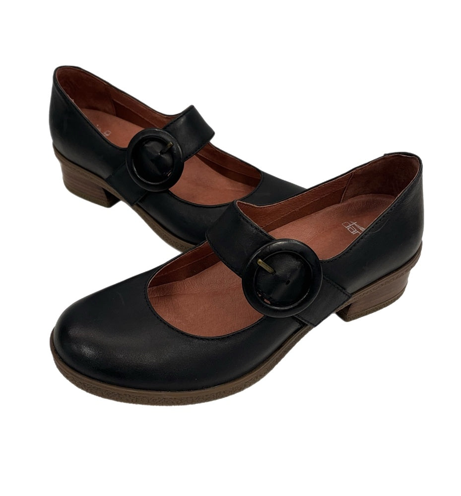 ダンスコ dansko brandy waterproof burnished 黒 レディース靴