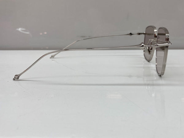 ジェントルモンスター GENTLE MONSTER BOLD ACADEMYA 02 メタル スクエアフレーム サングラス アイウェア 眼鏡 銀 眼鏡・サングラス サングラス 無地 シルバー 104G-38