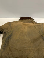バブアー BARBOUR 90's 90年代 3ワラント NORTHUMBRIA ノーザンブリア ワックス コットン オイルドジャケット ハーフコート VINTAGE ヴィンテージ ジャケット カーキ 101MT-5237