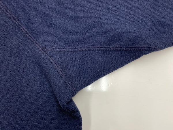チャンピオン Champion 70s 70年代 バータグ 4段 ラグラン 脇下ガゼット カレッジ USA製 ナス紺  パーカ プリント ネイビー Lサイズ 104MT-1769