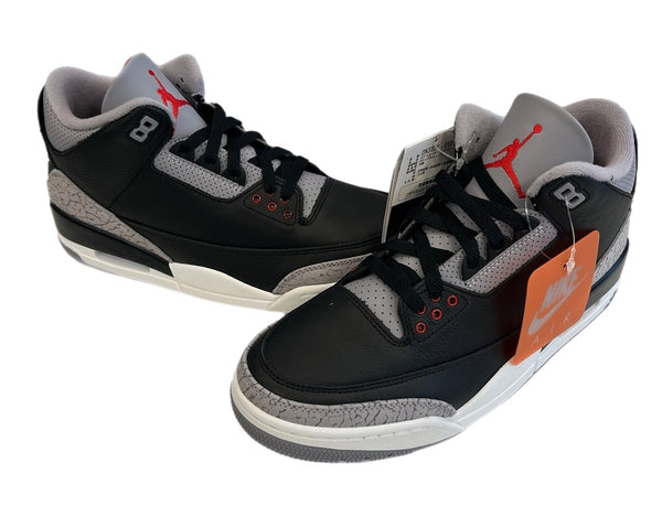 ジョーダン JORDAN NIKE AIR JORDAN 3 RETRO Black Cement ナイキ エアジョーダン3 レトロ ブラックセメント DN3707-010 メンズ靴 スニーカー ブラック 27cm 101sh-2308