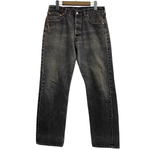 【曜日割引対象外】 リーバイス Levi's 90's 501 USA製 後染め デニム ブラック W32 L30サイズ 201MB-1204 VB