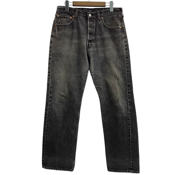 【曜日割引対象外】 リーバイス Levi's 90's 501 USA製 後染め デニム ブラック W32 L30サイズ 201MB-1204 VB