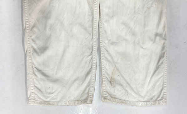 リー Lee UNION-ALLS 60s～ 60年代 Vintage ヴィンテージ HBT ヘリンボーン ワーク  白 無地 つなぎ・オーバーオール ホワイト 104MB-228