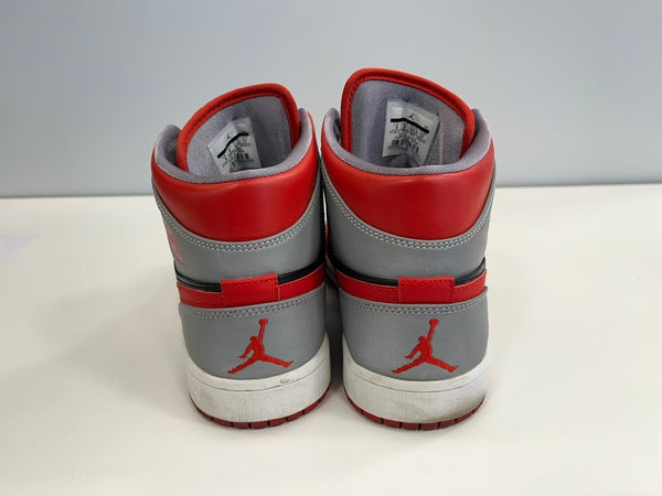 ジョーダン JORDAN Nike Air Jordan 1 Mid Fire Red Cement ナイキ エアジョーダン1 ミッド ファイヤーレッドセメント 554724-603 メンズ靴 スニーカー レッド 27cm 101sh-2117