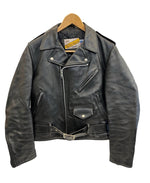 ショット SCHOTT 613 ワンスター 牛タグ ダブルライダース ジャケット USA製 アメリカ製 黒 38 ジャケット ブラック 101MT-4954