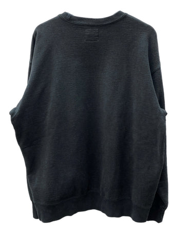 シュプリーム SUPREME × Yohji Yamamoto ヨウジ ヤマモト Crewneck Sweat クルーネック スウェット 黒 スウェット ロゴ ブラック XLサイズ 104MT-1423