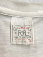 ダブルアールエル RRL 90s WORK WEAR T-SHIRT ワーク ウェア Tシャツ 半袖 USA製 プリント Ralph Lauren 白 Tシャツ ロゴ ホワイト XLサイズ 104MT-1516