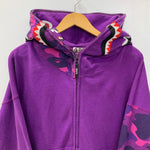 ア ベイシング エイプ A BATHING APE SHARK FULL ZIP HOODIE 001ZPI301018M パーカ パープル Mサイズ 201MT-3873