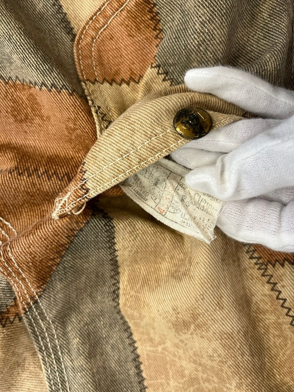 リー Lee ヴィンテージ Vintage パッチワーク ボアジャケット  ジャケット ブラウン パッチワーク柄 101MT-4610