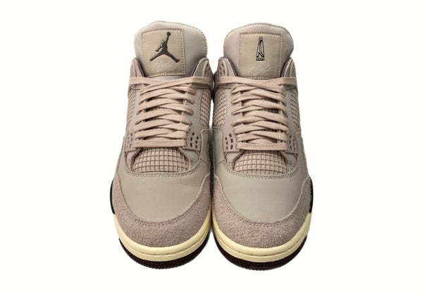 ナイキ NIKE 24年製 × A MA MANIERE ア マ マニエール WMNS AIR JORDAN 4 RETRO OG PHANTOM エア ジョーダン レトロ 薄茶色 FZ4810-200 メンズ靴 スニーカー ベージュ 27.5cm 104-shoes582