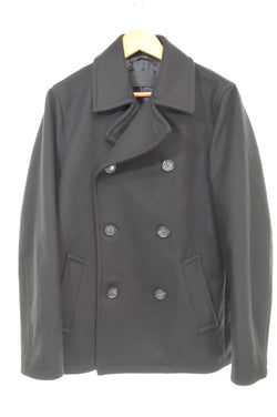 プラダ PRADA ダブルボタン Pコート ピーコート  50 ジャケット ブラック 103MT-3283