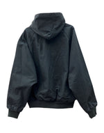 キングルイ King Louie WORK JACKET ワーク ジャケット ダック地 ジップアップ フーディ SEARS 企業ロゴ アウター 黒 ジャケット ワンポイント ブラック XLサイズ 104MT-2009