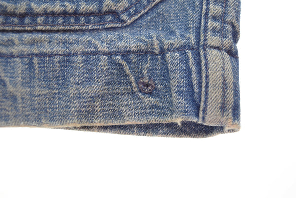 ミリタリー Military 40s～50s USNAVY ショールカラーデニムカバーオール  40's 50's アメリカ海軍 ヘチマ襟 ジャケット ブルー 103MT-2777