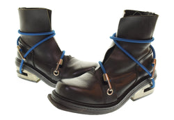 ダークビッケンバーグ DIRK BIKKEMBERGS ワイヤー ブーツ アーカイブ 名作 ブルー ブラック ワイヤー 90's archive メンズ靴 ブーツ その他 ブラック 41 103S-1305