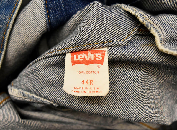 リーバイス Levi's 80's USA製 Denim Trucker Jacket デニムジャケット 青 70506-0216 44 ジャケット ブルー 103MT-1123