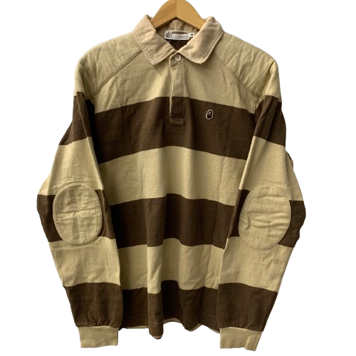 ア ベイシング エイプ A BATHING APE ラガーシャツ エルボー ア ベイシング エイプ A BATHING APE ラガーシャツ エルボー