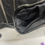 【曜日割引対象外】 ルイスレザー Lewis Leathers 70's~ BRONX JACKET ブロンクスジャケット OPTIZIP 青羽タグ レギュラーフィット ジャケット ブラック 38サイズ 201MT-3442 VB