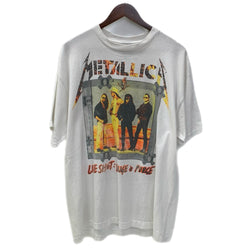 【曜日割引対象外】 バンド band 90’s 90s 90年代 メタリカ Metallica BINGE & PURGE Vintage T-shirt Tシャツ ホワイト XLサイズ 201MT-3610 VB