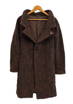 ワイズ Y's ウールコート ツイードコート  YS-J05-119 コート ブラウン サイズ3 101LT-204