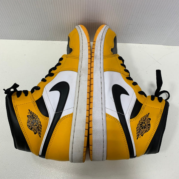 ナイキ NIKE エアジョーダン1 ミッド Air Jordan 1 Mid 554724-701  メンズ靴 スニーカー イエロー 26.5cmサイズ 201-shoes1552