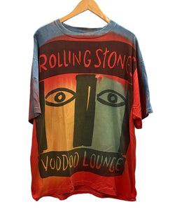 バンド band 90s 90's BROCKUM Rolling Stones Voodoo Lounge ©1994 Multi Color Dye ローリングストーンズ 両面プリント XL Tシャツ マルチカラー LLサイズ 101MT-2957