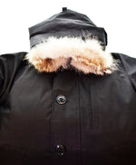 カナダグース CANADA GOOSE JASPER PARKA JACKET ジャスパー ダウンジャケット 黒  68F8490  ジャケット ワンポイント ブラック SSサイズ 103MT-548