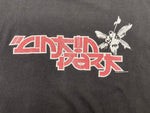 バンド band Linkin Park リンキン・パーク 00's HYBRID THEORY CYGNUS バンT フェード 黒 Tシャツ プリント ブラック Lサイズ 104MT-1189