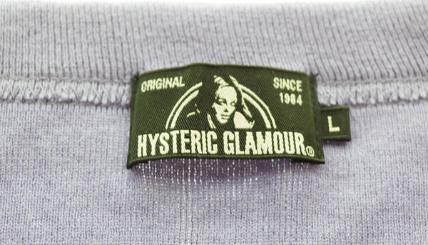 ヒステリックグラマー HYSTERIC GLAMOUR HYS FORCE pt Vネック カーディガン 02192CD01 カーディガン パープル Lサイズ 103MT-3113