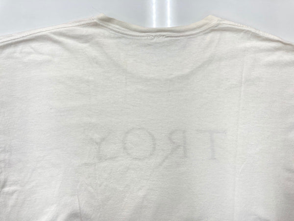 US古着 US 00s TROY トロイ ムービーT 映画 白 Tシャツ プリント ホワイト 104MT-1636